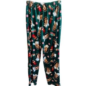 Elf Buddy The Elf Son Of A Nutcracker Fleece Lounge Pajama Pants Sz L (no tag)